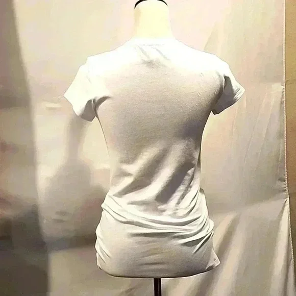 Reversed' The DOORS' white fitted t shirt size Large T808999 - Picture 3 of 5